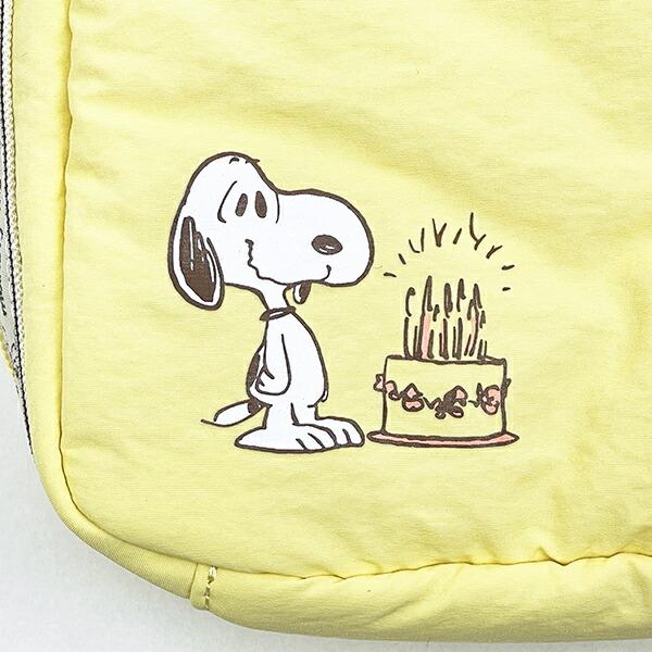 スヌーピー たっぷりトラベルポーチ イエロー SNOOPY 商品画像3：キャラグッズPERFECT WORLD TOKYO