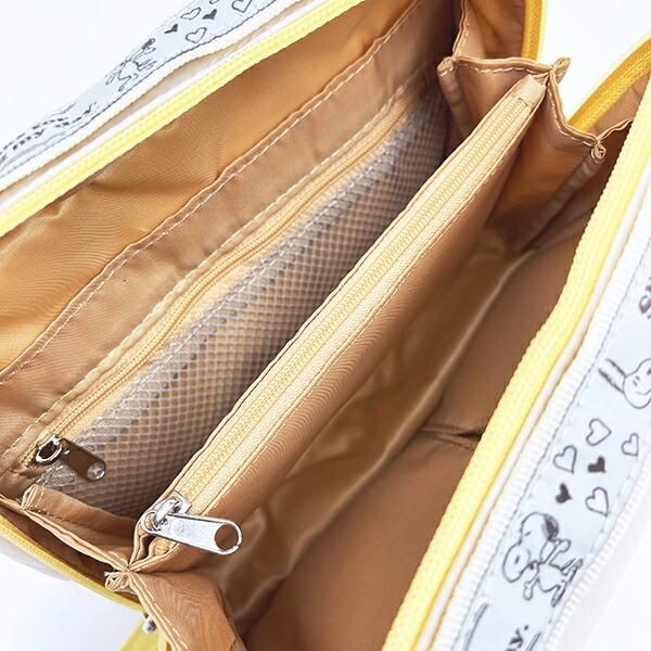 スヌーピー 仕切り沢山ポーチ トラベル アイボリー SNOOPY 商品画像7：キャラグッズPERFECT WORLD TOKYO