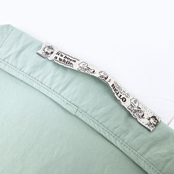 スヌーピー 収納ポーチ(M) グリーン トラベル SNOOPY 商品画像5：キャラグッズPERFECT WORLD TOKYO