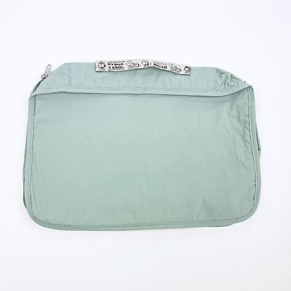 スヌーピー 収納ポーチ(M) グリーン トラベル SNOOPY 商品画像6：キャラグッズPERFECT WORLD TOKYO