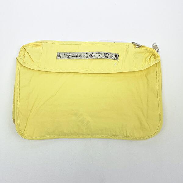 スヌーピー 収納ポーチ(M) イエロー トラベル SNOOPY 商品画像5：キャラグッズPERFECT WORLD TOKYO