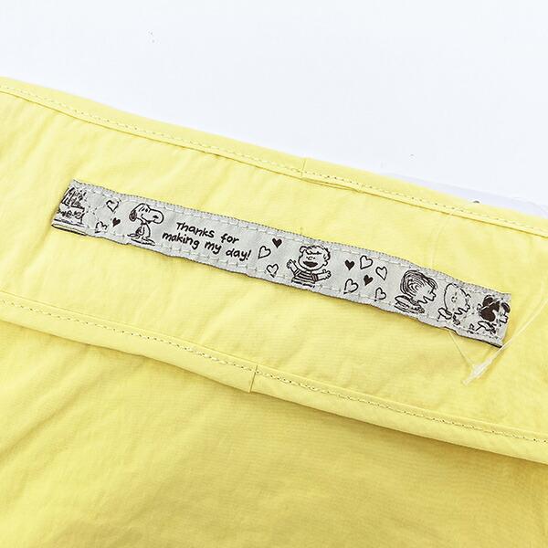 スヌーピー 収納ポーチ(M) イエロー トラベル SNOOPY 商品画像6：キャラグッズPERFECT WORLD TOKYO