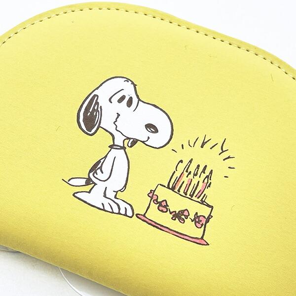 スヌーピー アクセサリーポーチ イエロー トラベル SNOOPY 商品画像2：キャラグッズPERFECT WORLD TOKYO