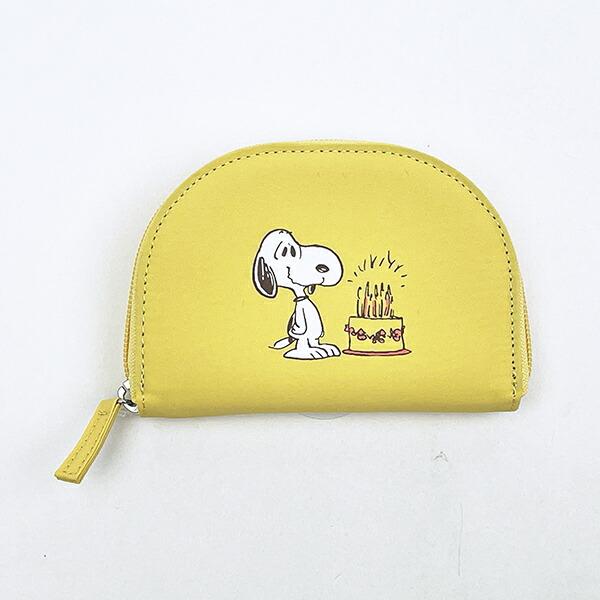 スヌーピー アクセサリーポーチ イエロー トラベル SNOOPY