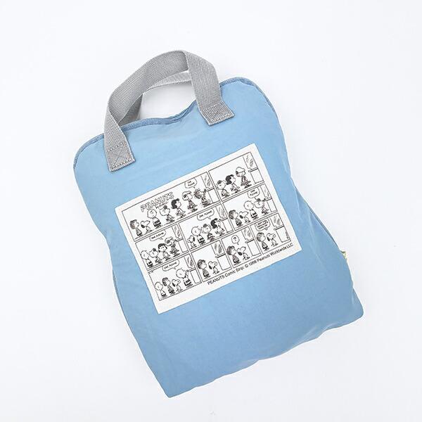 スヌーピー ウッドストック パッカブルリュックサック アップリケ刺しゅう ブルー バッグ SNOOPY 商品画像9：キャラグッズPERFECT WORLD TOKYO