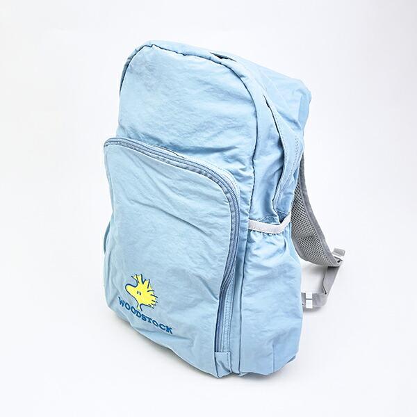 スヌーピー ウッドストック パッカブルリュックサック アップリケ刺しゅう ブ･･･