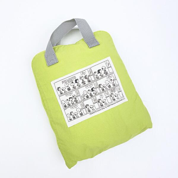 スヌーピー ライナス パッカブルリュックサック アップリケ刺しゅう グリーン バッグ SNOOPY 商品画像9：キャラグッズPERFECT WORLD TOKYO