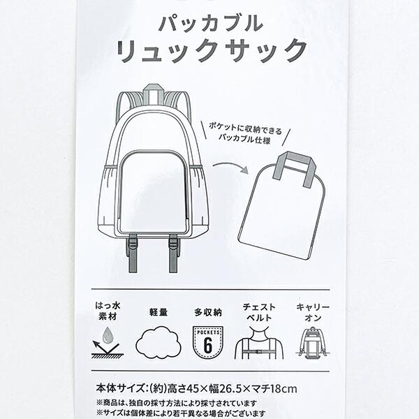 スヌーピー ライナス パッカブルリュックサック アップリケ刺しゅう グリーン バッグ SNOOPY 商品画像10：キャラグッズPERFECT WORLD TOKYO