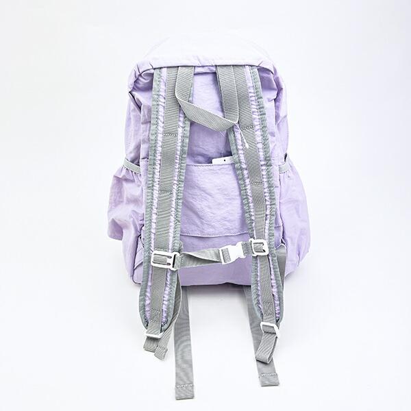 スヌーピー ルーシー パッカブルリュックサック アップリケ刺しゅう パープル バッグ SNOOPY 商品画像5：キャラグッズPERFECT WORLD TOKYO