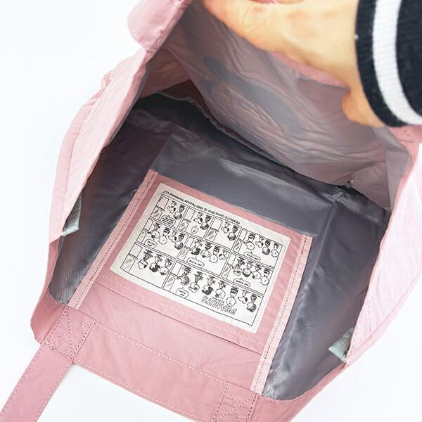 スヌーピー ルーシー トートバッグ アップリケ刺しゅう ピンク SNOOPY 商品画像4：キャラグッズPERFECT WORLD TOKYO