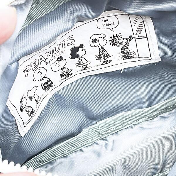 スヌーピー アップリケ刺繍 スクエアポーチ ブラック SNOOPY 商品画像4：キャラグッズPERFECT WORLD TOKYO