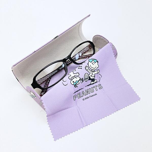 スヌーピー ハート サングラス メガネケース クロス付き SNOOPY 商品画像5：キャラグッズPERFECT WORLD TOKYO