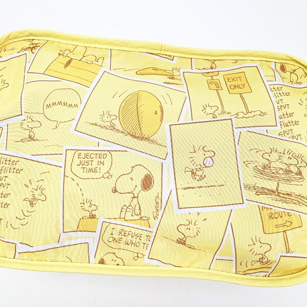 スヌーピー トラベル収納ポーチ(S) (イエロー) コミックトラベルシリーズ SNOOPY 商品画像2：キャラグッズPERFECT WORLD TOKYO