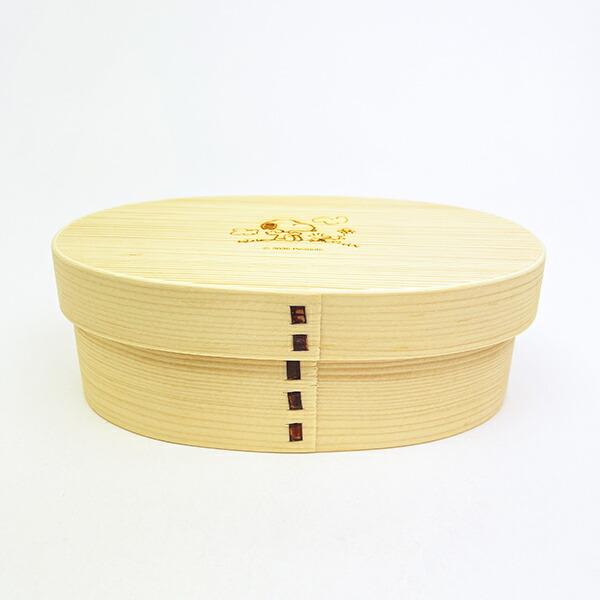 スヌーピー 木製曲げわっぱ ランチボックス (オスワリ) SNOOPY 商品画像4：キャラグッズPERFECT WORLD TOKYO