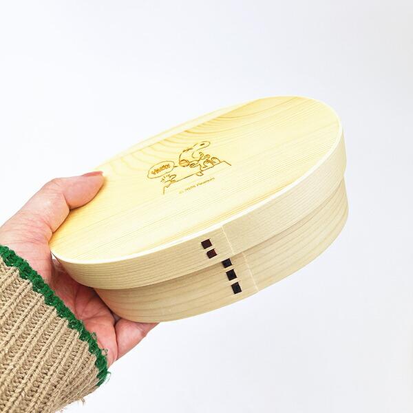 スヌーピー 木製曲げわっぱ ランチボックス (アクビ) SNOOPY 商品画像7：キャラグッズPERFECT WORLD TOKYO