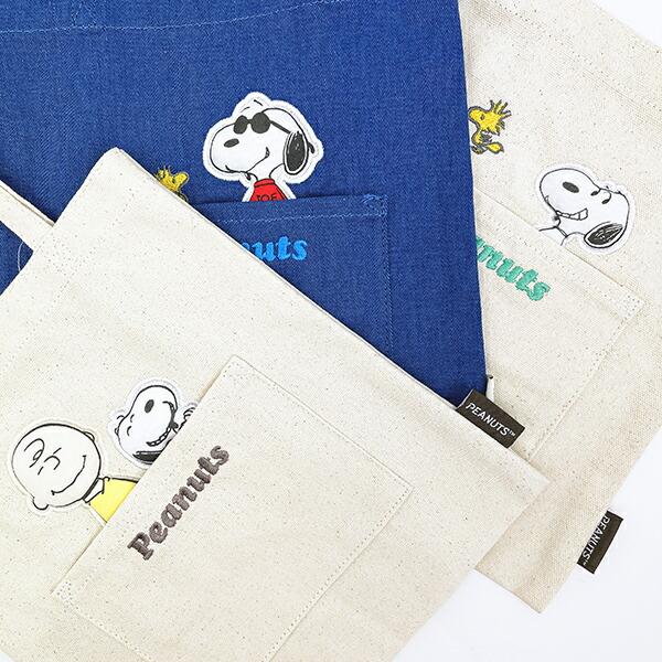 スヌーピー チャーリーブラウン＆スヌーピー ふっくらアップリケミニトートバッグ SNOOPY 商品画像6：キャラグッズPERFECT WORLD TOKYO