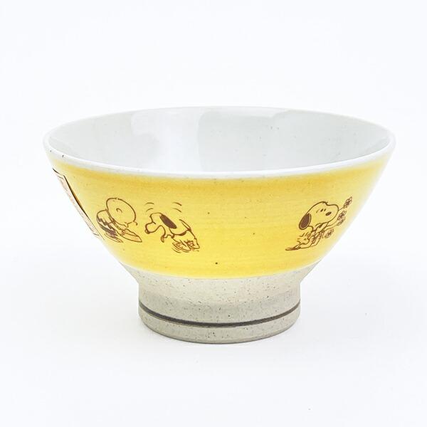 スヌーピー 波佐見焼 茶碗  檸檬色 食器 日本製 SNOOPY 商品画像3：キャラグッズPERFECT WORLD TOKYO