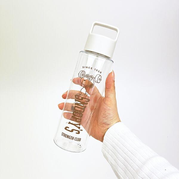 スヌーピー ハンディクリアボトル(500ml) ベージュ 水筒 ランチ 日本製 SNOOPY 商品画像5：キャラグッズPERFECT WORLD TOKYO