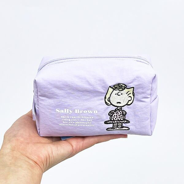 スヌーピー サリー コスメポーチ アップリケ SNOOPY 商品画像5：キャラグッズPERFECT WORLD TOKYO