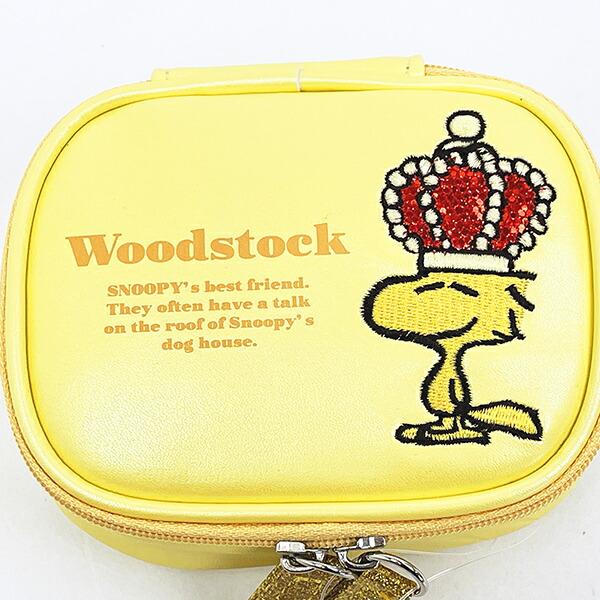 スヌーピー ウッドストック アクセサリーケース アップリケ ポーチ SNOOPY 商品画像2：キャラグッズPERFECT WORLD TOKYO