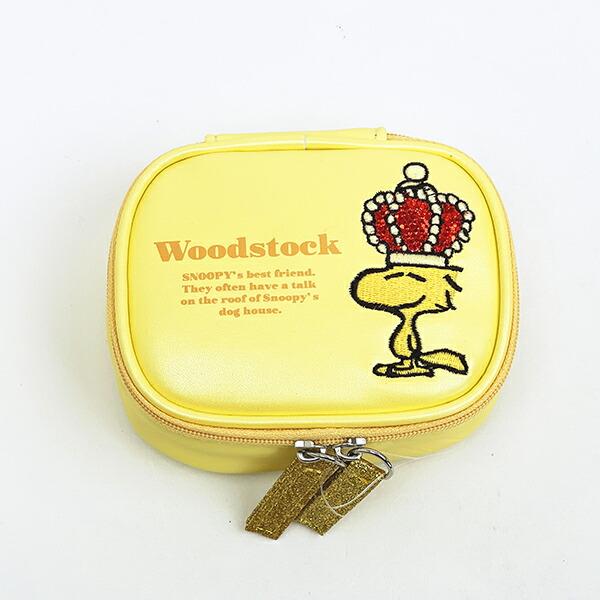 スヌーピー ウッドストック アクセサリーケース アップリケ ポーチ SNOOPY 商品画像3：キャラグッズPERFECT WORLD TOKYO