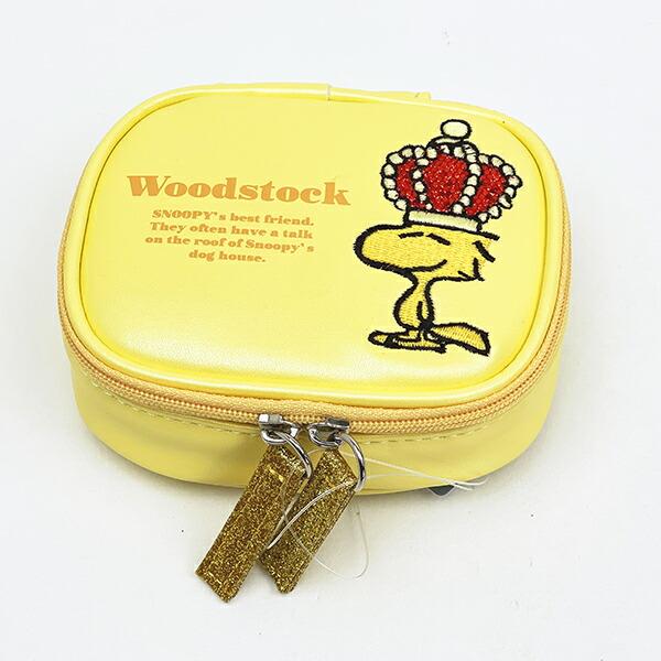 スヌーピー ウッドストック アクセサリーケース アップリケ ポーチ SNOOPY