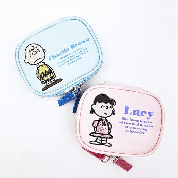 スヌーピー ルーシー アクセサリーケース (アップリケ) SNOOPY 商品画像5：キャラグッズPERFECT WORLD TOKYO