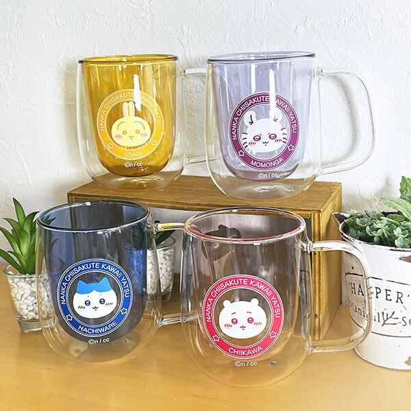 ちいかわ うさぎ ダブルウォールグラス コップ 商品画像6：キャラグッズPERFECT WORLD TOKYO