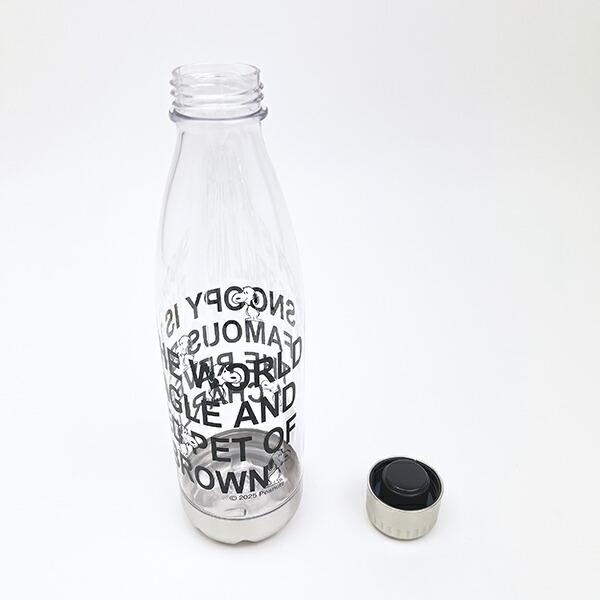 スヌーピー クリアボトル(700ml) ブラック 水筒 ランチ SNOOPY 商品画像4：キャラグッズPERFECT WORLD TOKYO