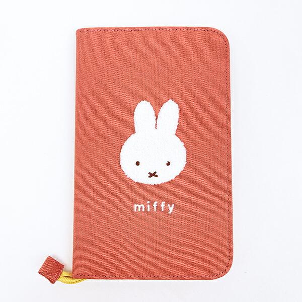 ミッフィー miffy フリーケース オレンジ カラフルサガラ 母子手帳ケース