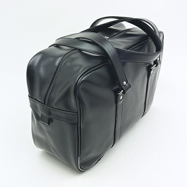 スヌーピー ショルダーボストンバッグ ブラック 刺繍ワンポイント SNOOPY 商品画像4：キャラグッズPERFECT WORLD TOKYO