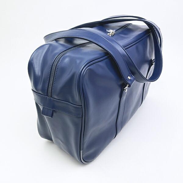 スヌーピー ショルダーボストンバッグ ネイビー 刺繍ワンポイント SNOOPY 商品画像4：キャラグッズPERFECT WORLD TOKYO