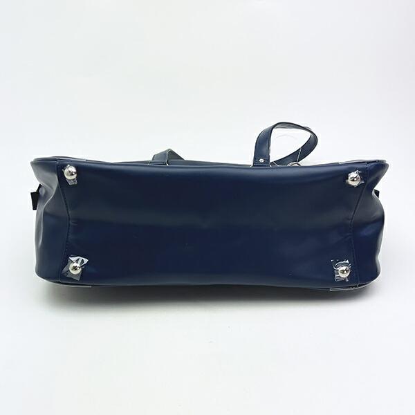 スヌーピー ショルダーボストンバッグ ネイビー 刺繍ワンポイント SNOOPY 商品画像5：キャラグッズPERFECT WORLD TOKYO