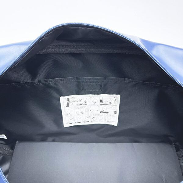 スヌーピー ショルダーボストンバッグ ネイビー 刺繍ワンポイント SNOOPY 商品画像7：キャラグッズPERFECT WORLD TOKYO