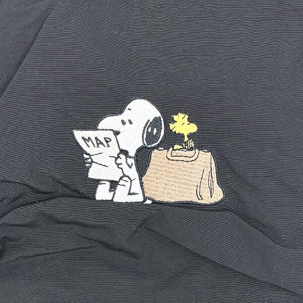 スヌーピー 超軽量たためるリュック ブラック ジャーニー SNOOPY 商品画像3：キャラグッズPERFECT WORLD TOKYO