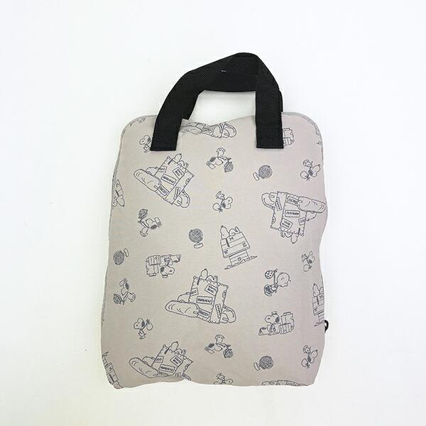 スヌーピー 超軽量たためるリュック グレー ジャーニー SNOOPY 商品画像7：キャラグッズPERFECT WORLD TOKYO