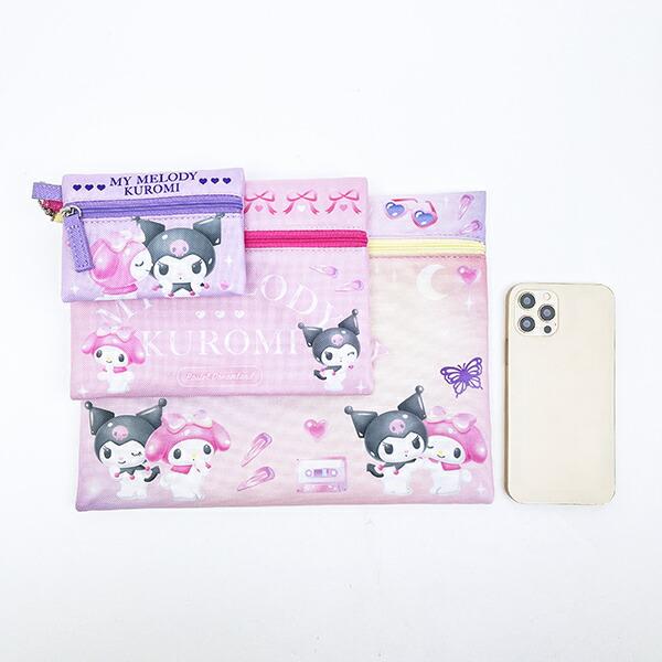 サンリオ マイメロディ クロミ 3連ポーチ パステルドリームランド sanrio 商品画像8：キャラグッズPERFECT WORLD TOKYO
