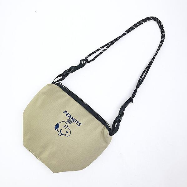 スヌーピー ショルダーバッグ ベージュ SNOOPY 商品画像3：キャラグッズPERFECT WORLD TOKYO