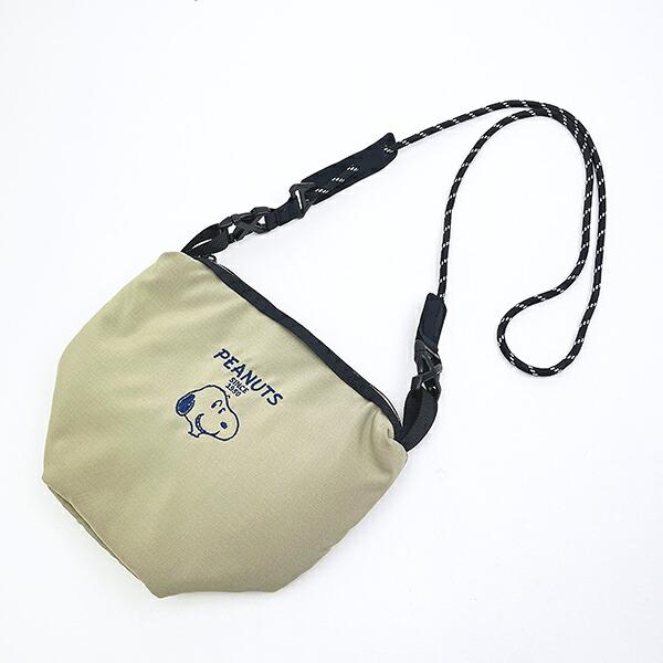 スヌーピー ショルダーバッグ ベージュ SNOOPY 商品画像6：キャラグッズPERFECT WORLD TOKYO