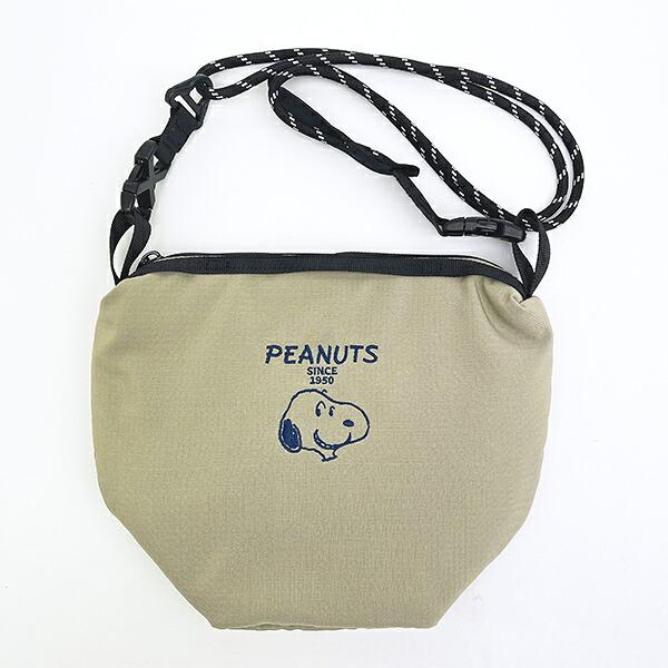 スヌーピー ショルダーバッグ ベージュ SNOOPY
