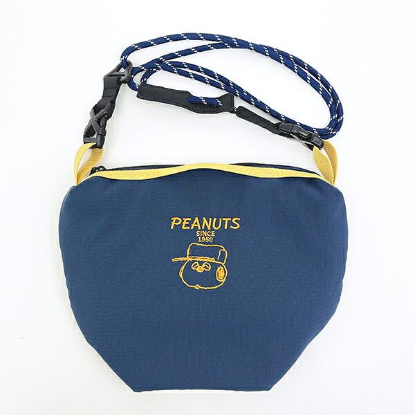 スヌーピー オラフ ショルダーバッグ ネイビー SNOOPY