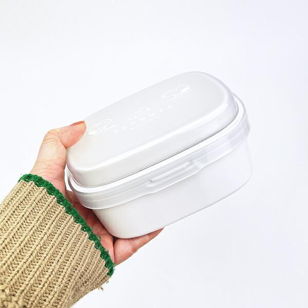 スヌーピー ワンタッチ2段ランチボックス (テーブル) 日本製 SNOOPY 商品画像6：キャラグッズPERFECT WORLD TOKYO