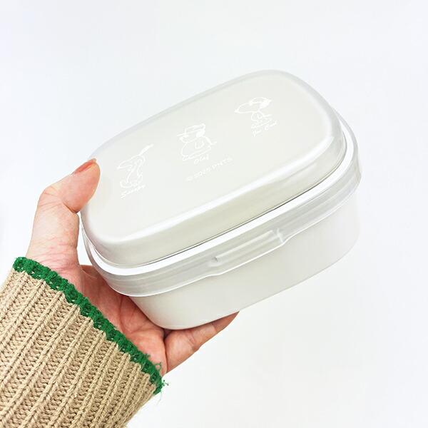 スヌーピー ワンタッチ2段ランチボックス (サイドウェイピーナッツ) 日本製 SNOOPY 商品画像6：キャラグッズPERFECT WORLD TOKYO