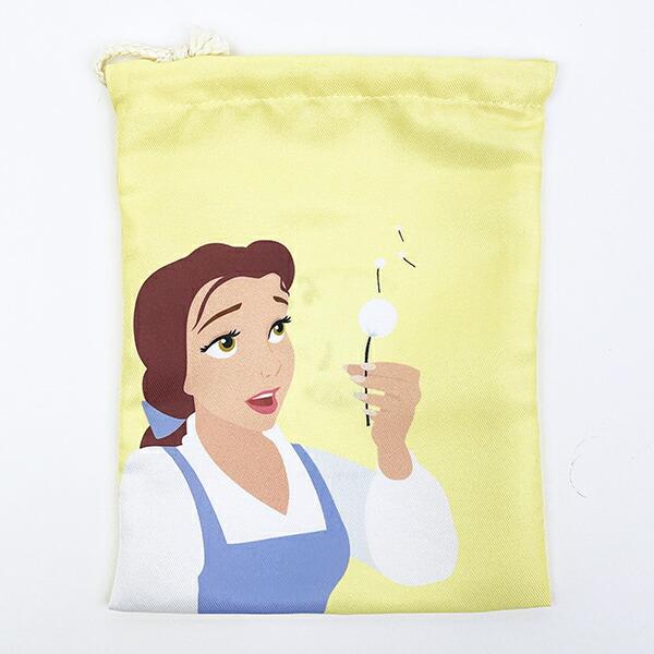 ディズニープリンセス 美女と野獣 ベル 2P巾着 （パステル） プリンセスデザインシリーズ Disney 商品画像2：キャラグッズPERFECT WORLD TOKYO