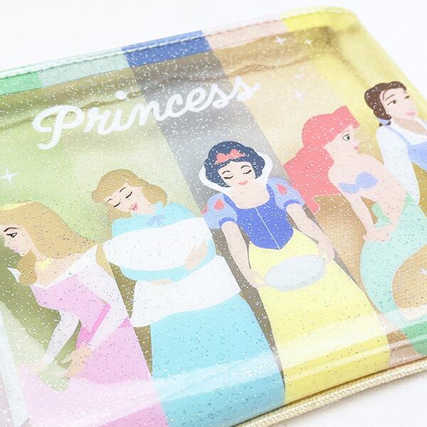 ディズニープリンセス 横並び クリアポーチ Disney 商品画像2：キャラグッズPERFECT WORLD TOKYO