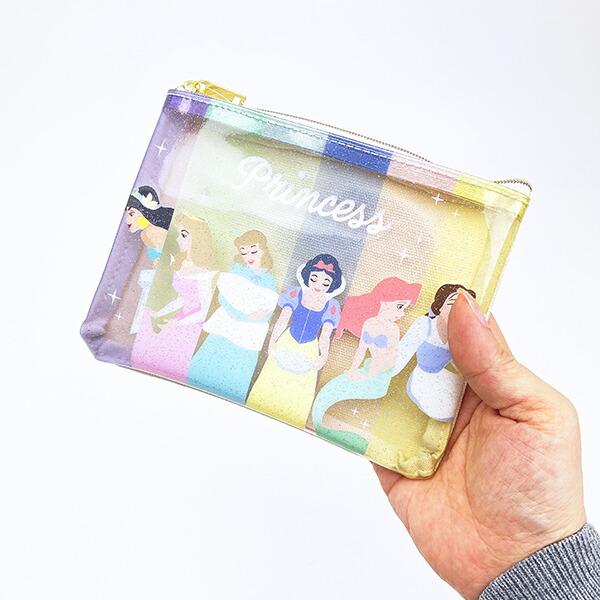ディズニープリンセス 横並び クリアポーチ Disney 商品画像5：キャラグッズPERFECT WORLD TOKYO