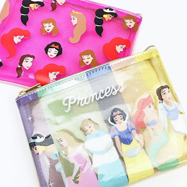 ディズニープリンセス 横並び クリアポーチ Disney 商品画像6：キャラグッズPERFECT WORLD TOKYO