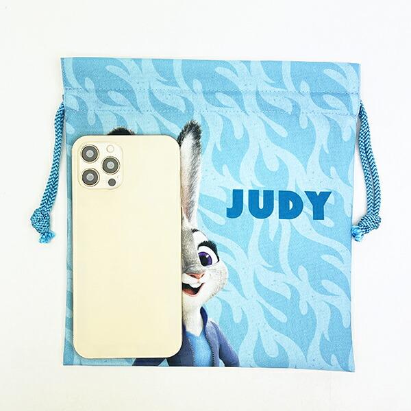 ディズニー ズートピア ジュディ 巾着(M) 日本製 Disney 商品画像3：キャラグッズPERFECT WORLD TOKYO