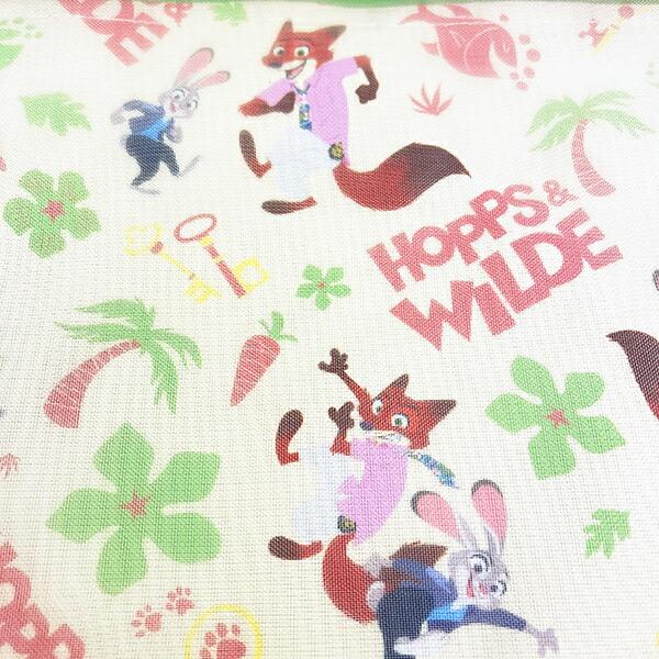 ディズニー ズートピア 2連メッシュポーチ ベージュ 商品画像3：キャラグッズPERFECT WORLD TOKYO