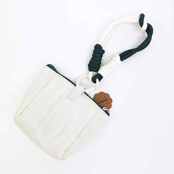 スヌーピー ストラップ付きミニポーチ グリーン シェフシリーズ SNOOPY 商品画像4：キャラグッズPERFECT WORLD TOKYO